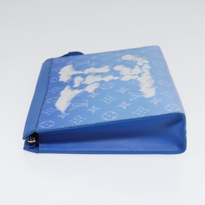 Louis Vuitton Pochette Voyage  Cloth Clutch Bag - Barde - Image 3