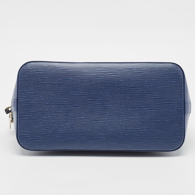 Louis Vuitton Myrtille Blue Epi Leather Alma Pm Bag - Barde - Image 5