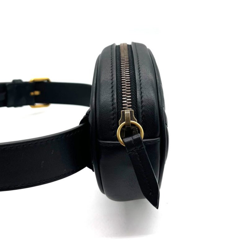 Gucci Marmont  Leather Shoulder Bag () - Barde - Image 3