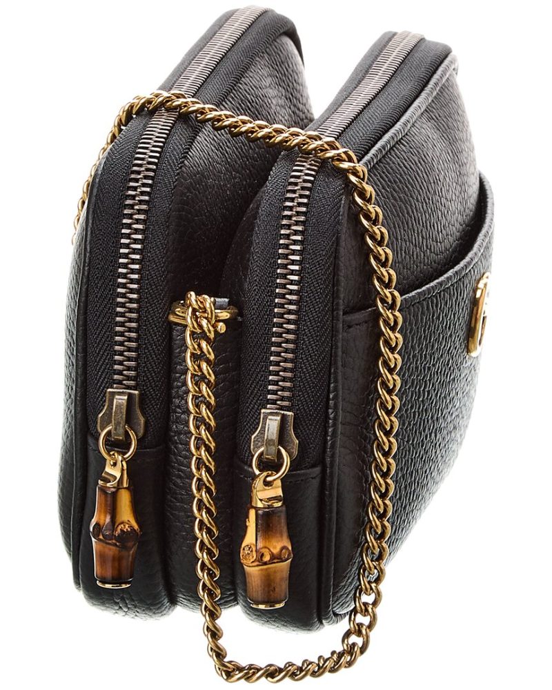 Gucci Double G Super Mini Leather Crossbody - Barde - Image 3