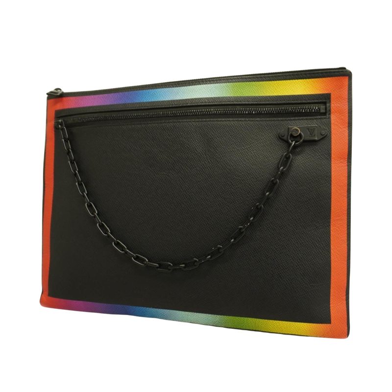 Louis Vuitton Pochette A4  Leather Clutch Bag - Barde