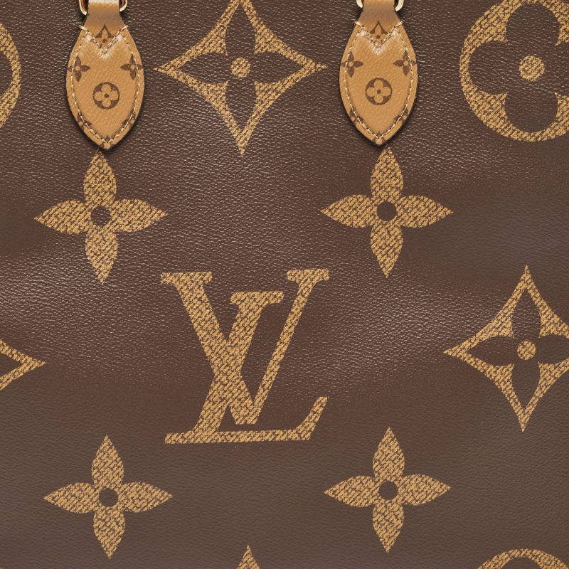 Louis Vuitton Monogram Reverse Giant Canvas Onthego Gm Bag - Barde - Image 3