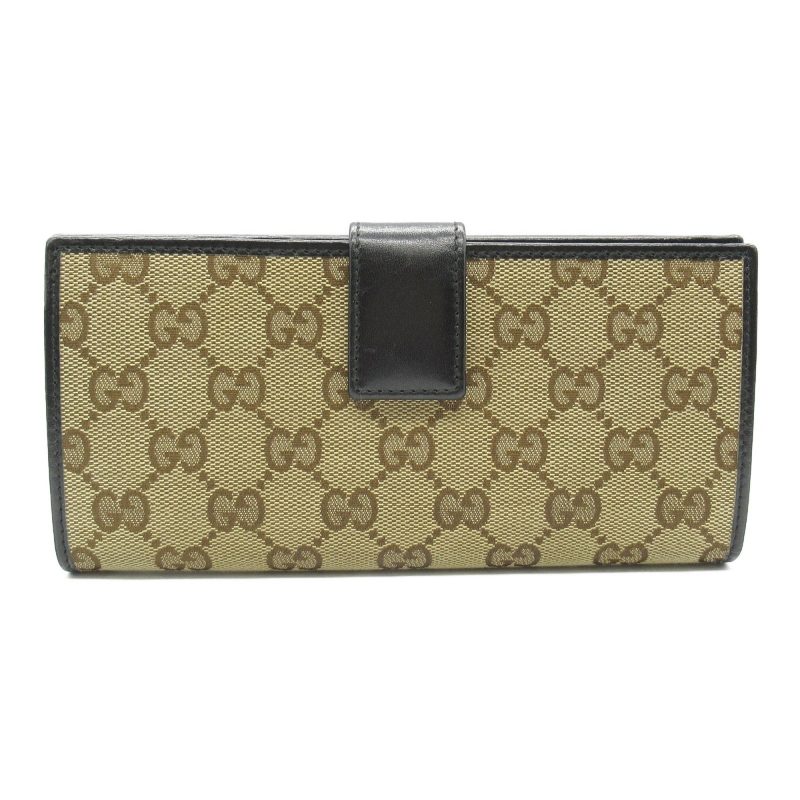 Gucci   Gg Canvas Leather Long Wallet (Bi-Fold) (Pre-Owned) - Barde - Image 2