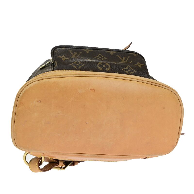 Louis Vuitton Montsouris Mm  Canvas Backpack Bag - Barde - Image 3