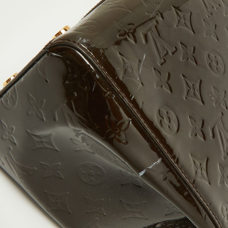 Louis Vuitton Vert Bronze Monogram Vernis Brea Gm Bag - Barde - Image 5