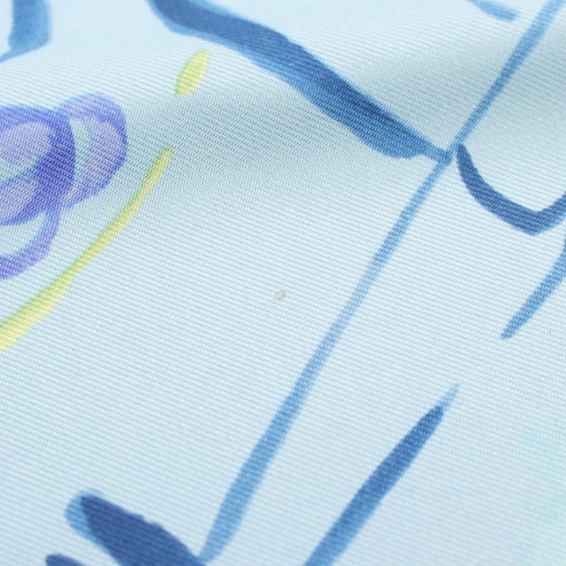 Louis Vuitton Silk Scarf Blue Multicolor - Barde - Image 6