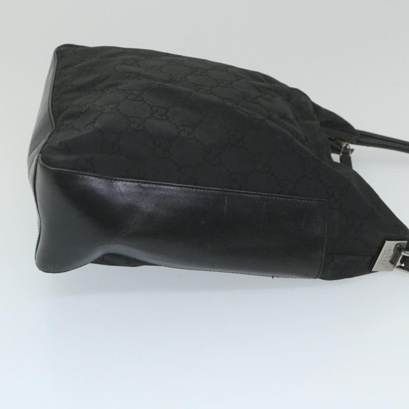 Gucci GG Canvas Shoulder Bag Nylon Black - Barde - Image 3