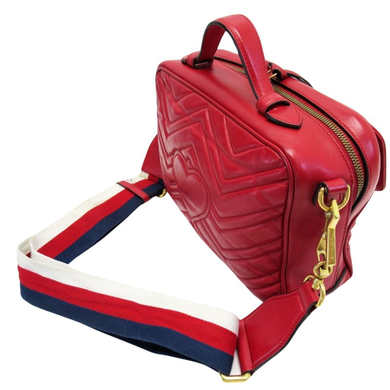 Gucci Gg Marmont  Leather Shoulder Bag () - Barde - Image 2