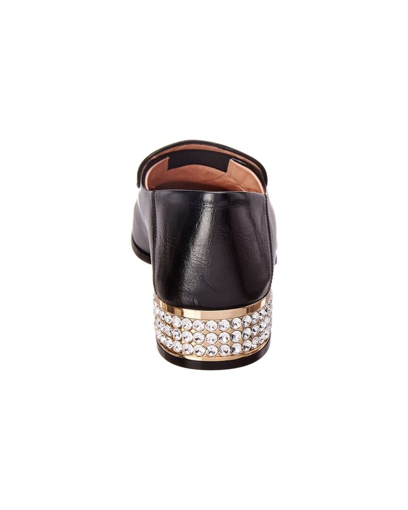 Gucci Mister Crystal Embellished Leather Loafer - Barde - Image 3