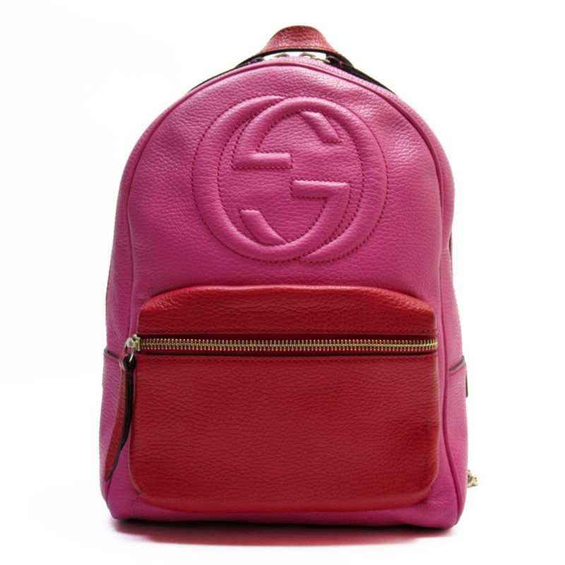 Gucci  Metal Leather Backpack (Pre-Owned) - Barde