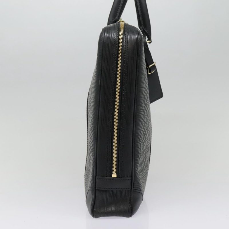 Louis Vuitton Porte Documents Voyage  Leather Briefcase Bag - Barde - Image 4