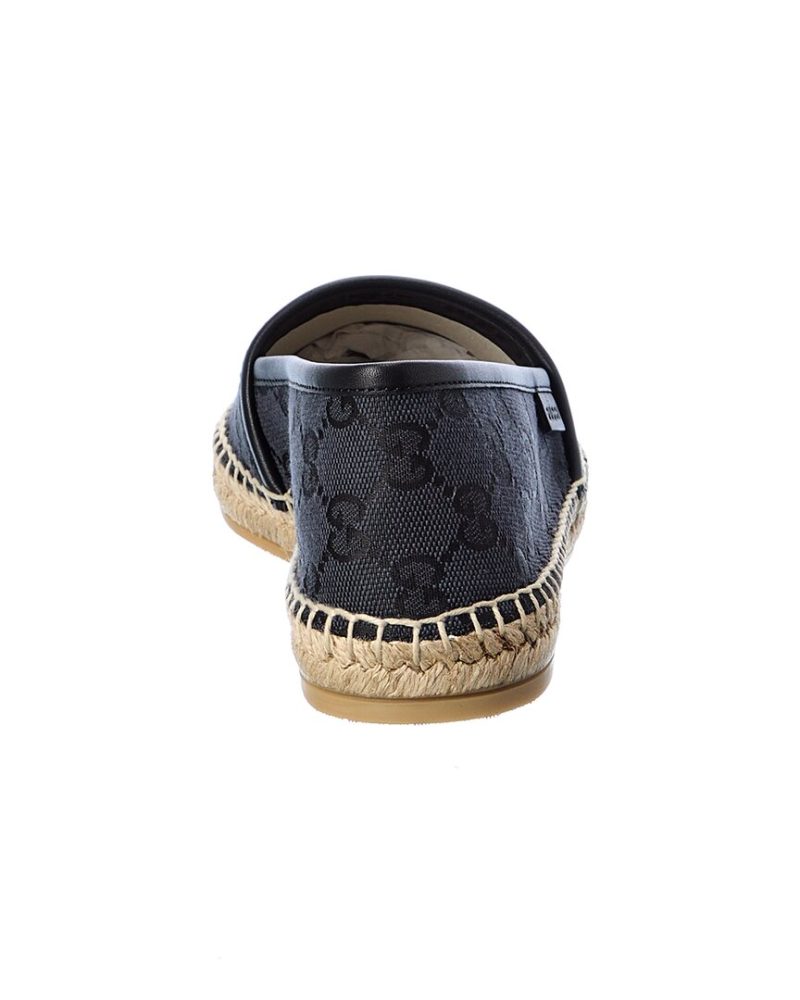 Gucci GG Canvas & Leather Espadrille - Barde - Image 3