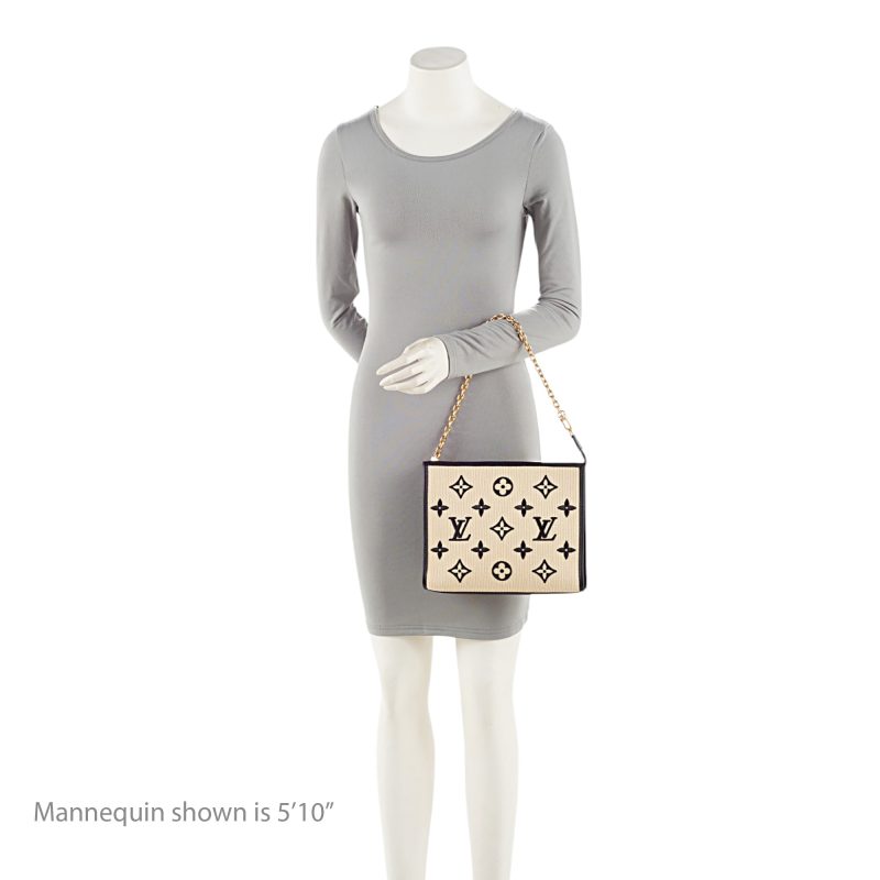 Louis Vuitton Monogram Raffia Toiletry 26 Pouch on Chain - Barde - Image 5