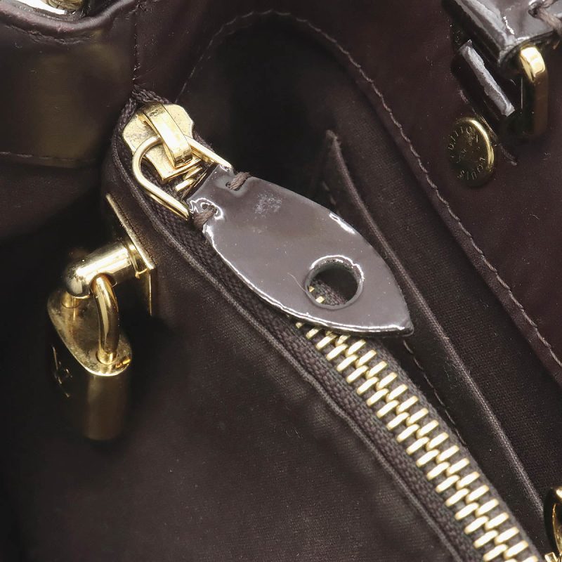 Louis Vuitton Montaigne BB Handbag Patent Leather - Barde - Image 6