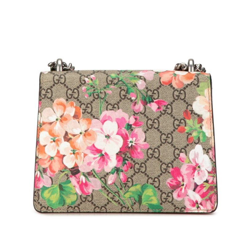 Gucci Gg Blooms  Wine Pvc Suede Shoulder Bag (Pre-Owned) - Barde - Image 3
