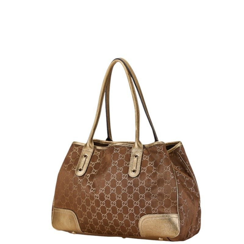 Gucci   Gg Canvas Leather Shoulder Bag Tote Bag (Pre-Owned) - Barde - Image 2