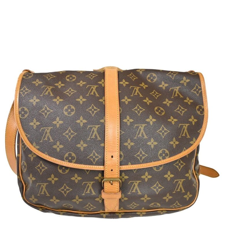 Louis Vuitton Saumur 35  Canvas Shoulder Bag - Barde