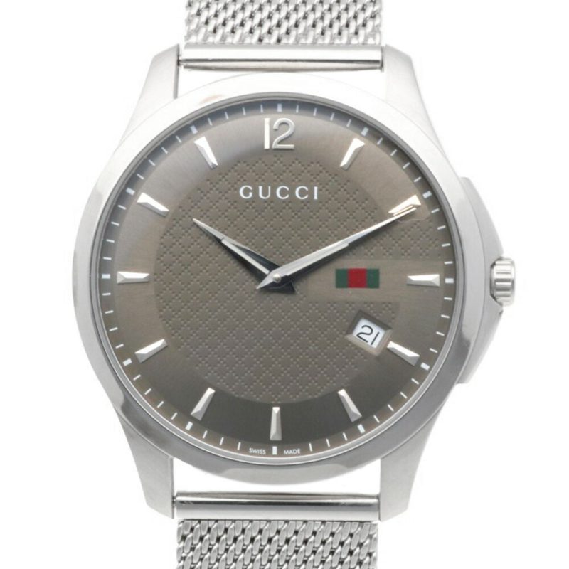 Gucci G-Timeless  Stainless Steel Wristwatch (Pre-Owned) - Barde
