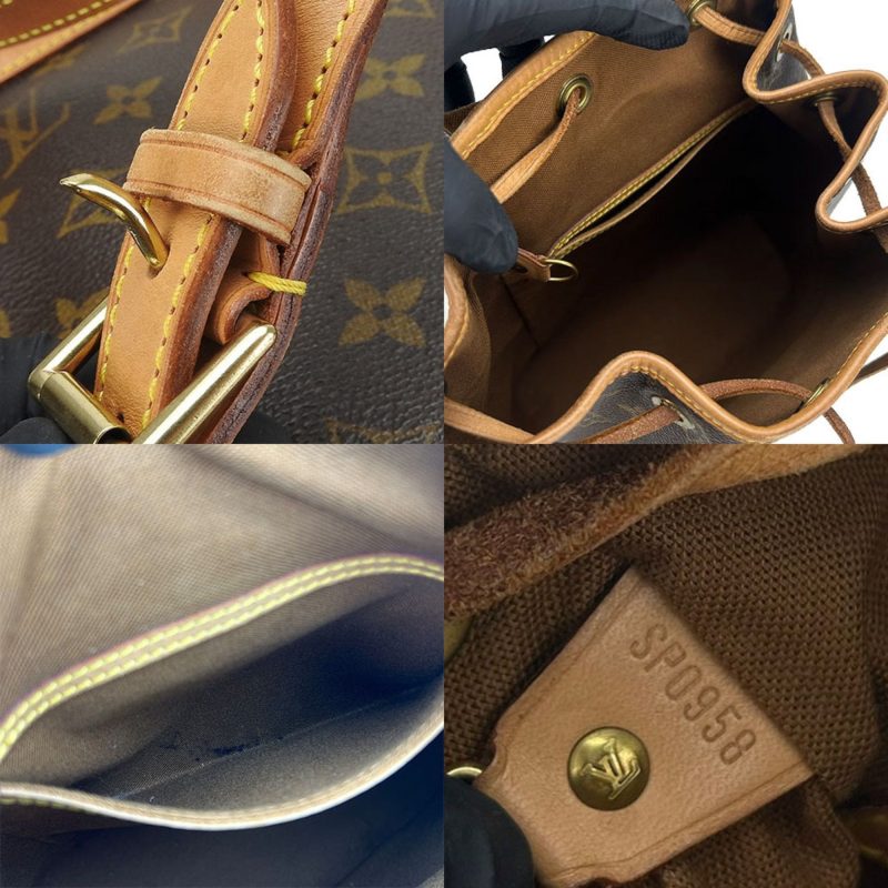Louis Vuitton Montsouris  Canvas Backpack Bag - Barde - Image 3