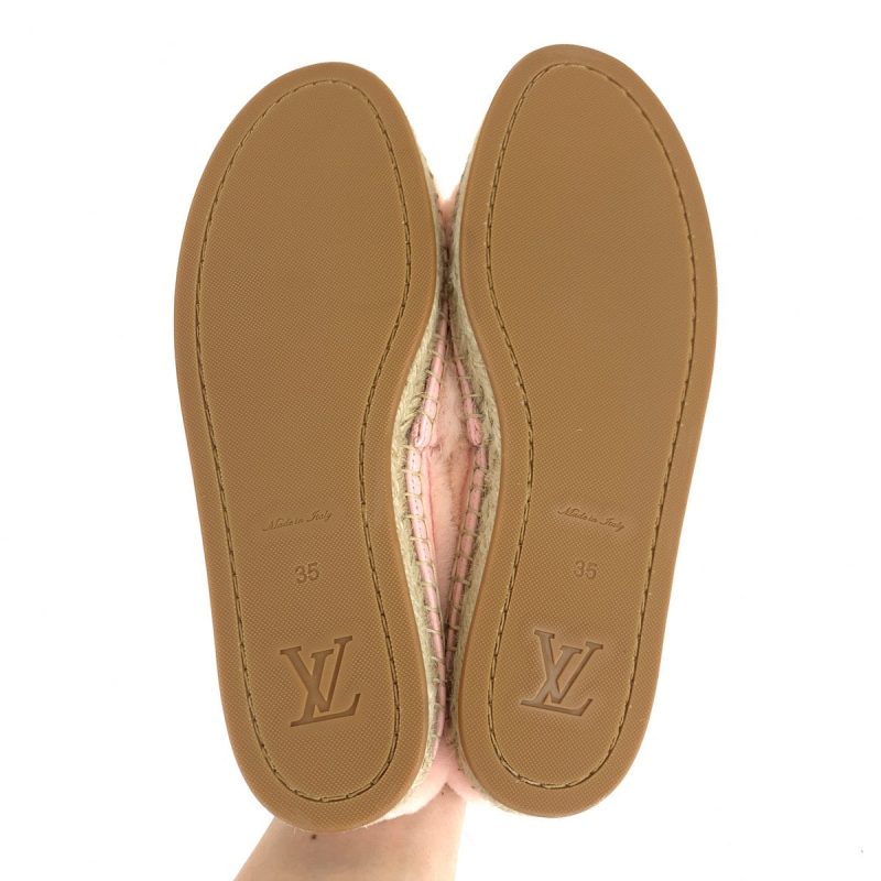 Louis Vuitton Seashore Espadrilles Mink Linen 35 - Barde - Image 3