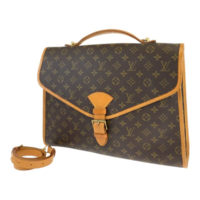 Louis Vuitton Beverly MM Brown PVC Shoulder Bag - Barde