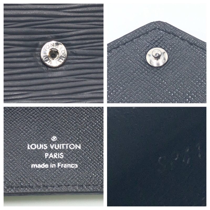 Louis Vuitton Epi Leather Victorine Wallet Black - Barde - Image 7