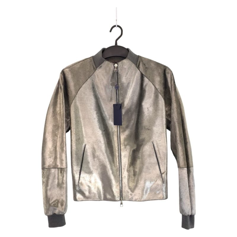Louis Vuitton Silver Harako Leather Jacket - Barde