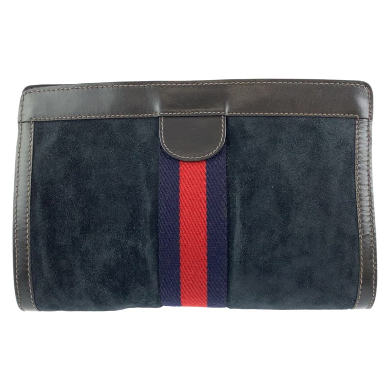 Gucci Suede Leather Clutch Bag - Barde - Image 2