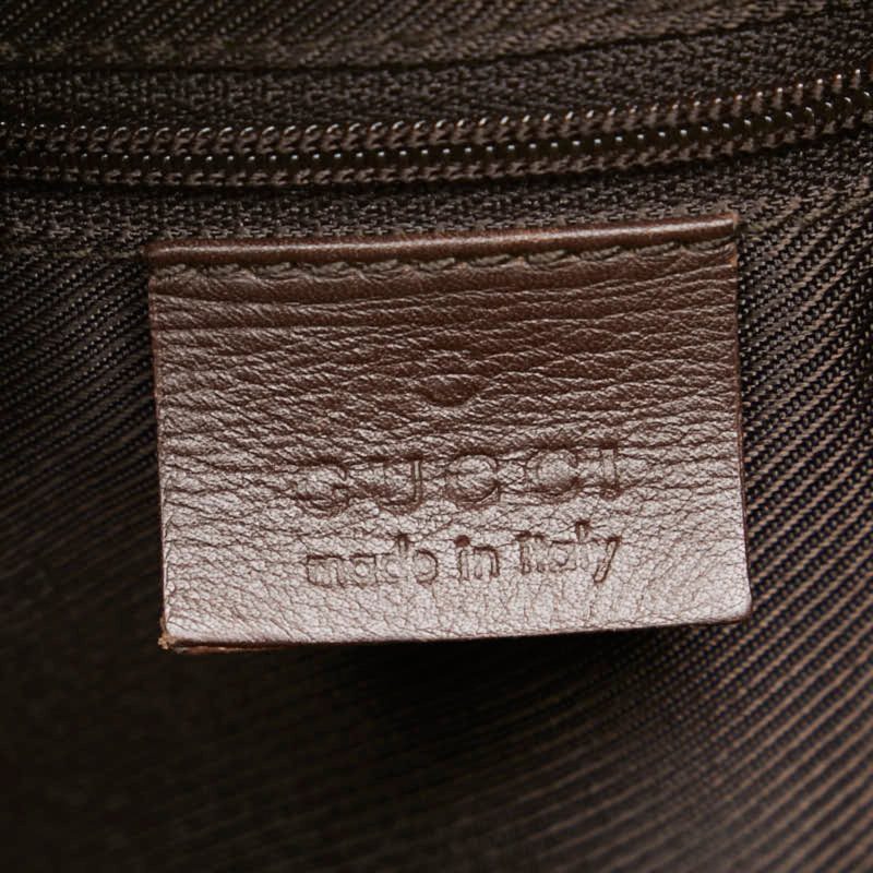 Gucci Gg Canvas  Canvas Leather Boston Bag Handbag (Pre-Owned) - Barde - Image 6
