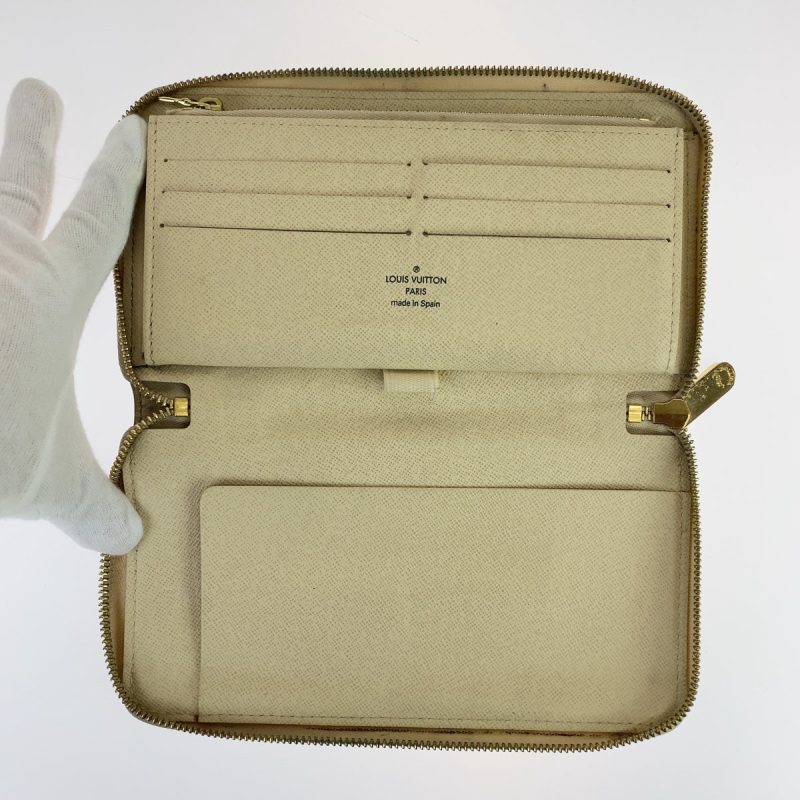 Louis Vuitton Damier Azur Zippy Organizer Wallet - Barde - Image 9