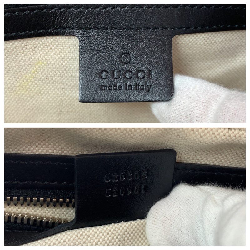 Gucci Leather GG Embossed Shoulder Bag - Barde - Image 4