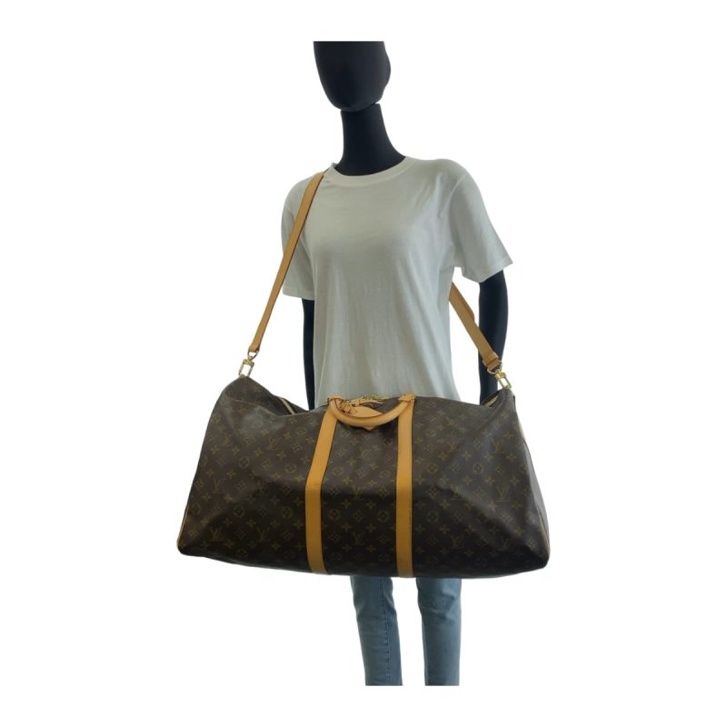 Louis Vuitton Monogram Keepall 60 Bandouliere Bag - Barde - Image 6
