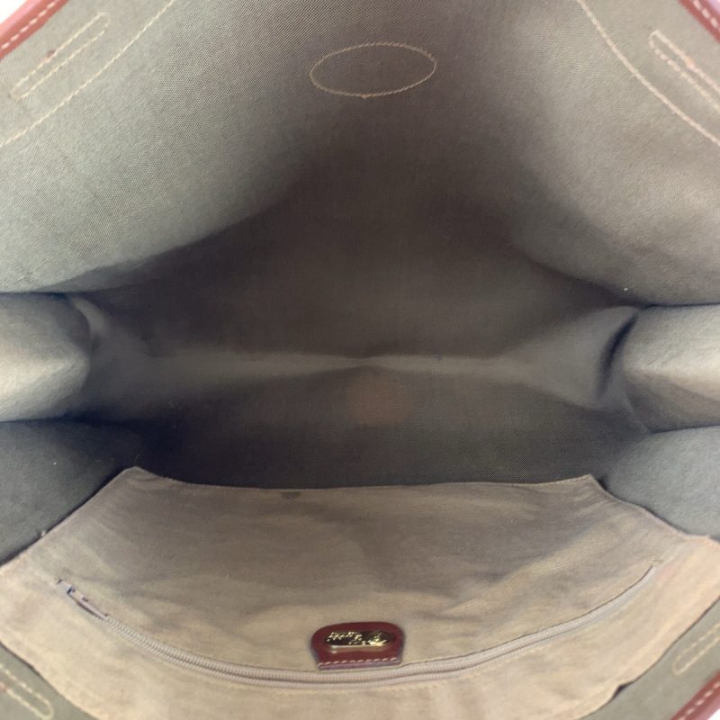 Gucci Vintage GG Supreme Canvas Leather Tote Bag - Barde - Image 8
