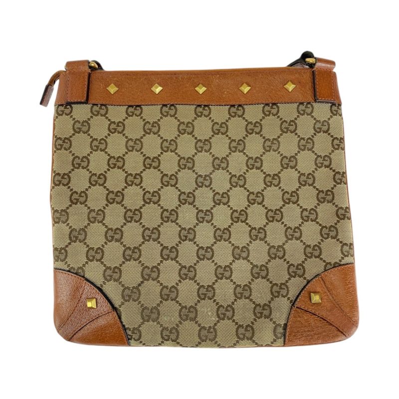 Gucci GG Canvas Leather Shoulder Bag - Barde - Image 2