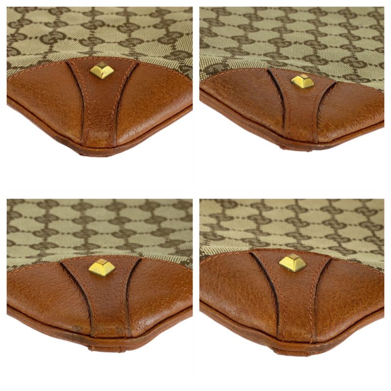 Gucci GG Canvas Leather Shoulder Bag - Barde - Image 3