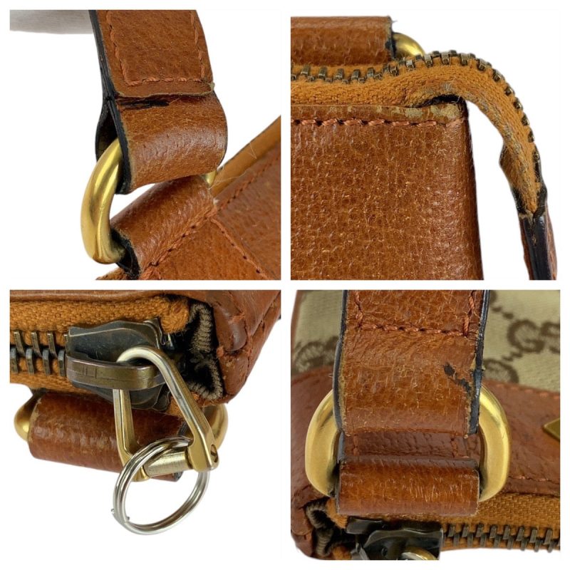 Gucci GG Canvas Leather Shoulder Bag - Barde - Image 6
