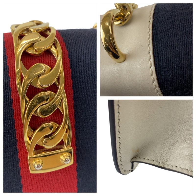 Gucci Sylvie Mini Leather Shoulder Bag - Barde - Image 8