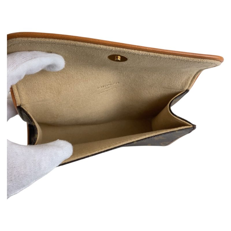 Louis Vuitton Monogram Pochette Florentine Brown Waist Bag - Barde - Image 9