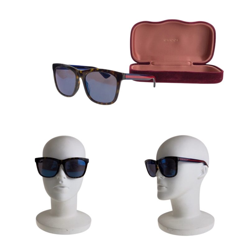 Gucci Plastic Amber Sunglasses GG0057SK - Barde - Image 9