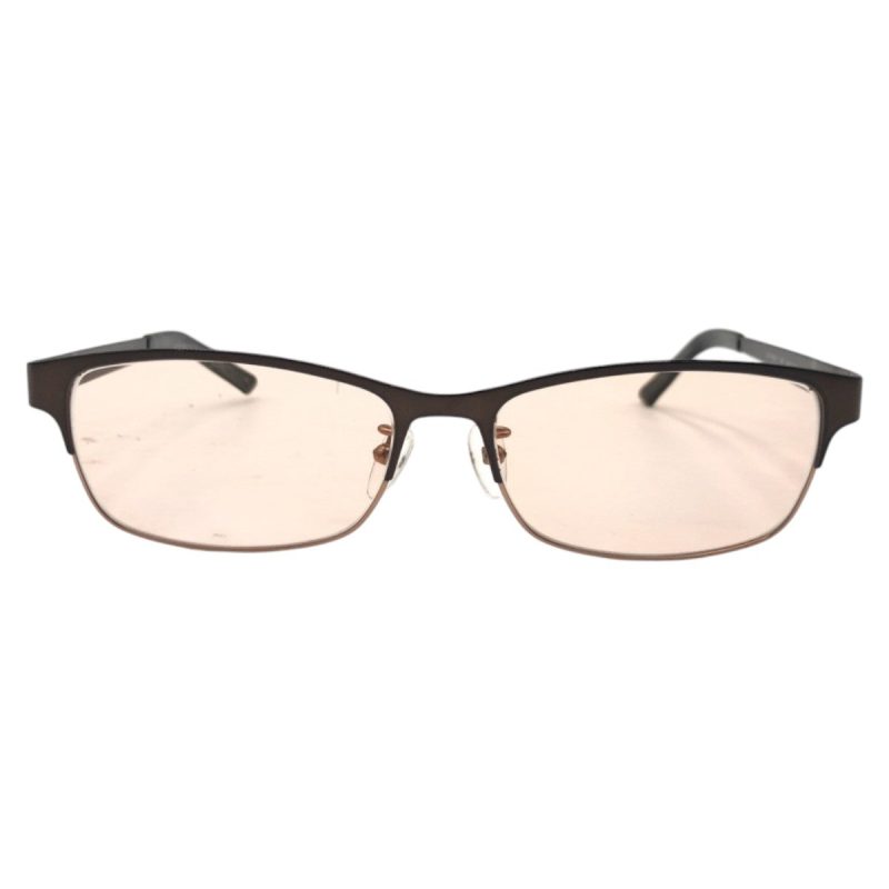 Gucci GG Logo Brown Metal Eyeglass Frame - Barde - Image 2