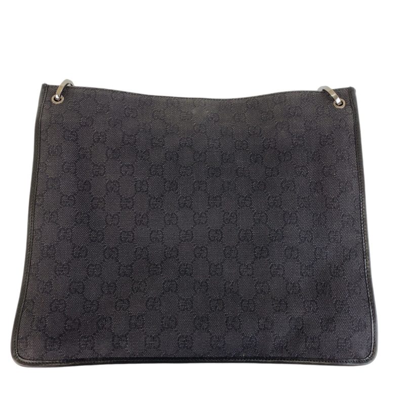 Gucci Black GG Canvas Shoulder Bag - Barde - Image 2
