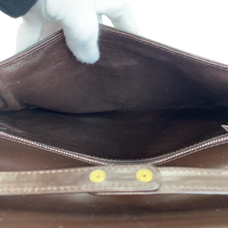 Gucci Vintage Leather Shoulder Messenger Bag - Barde - Image 3