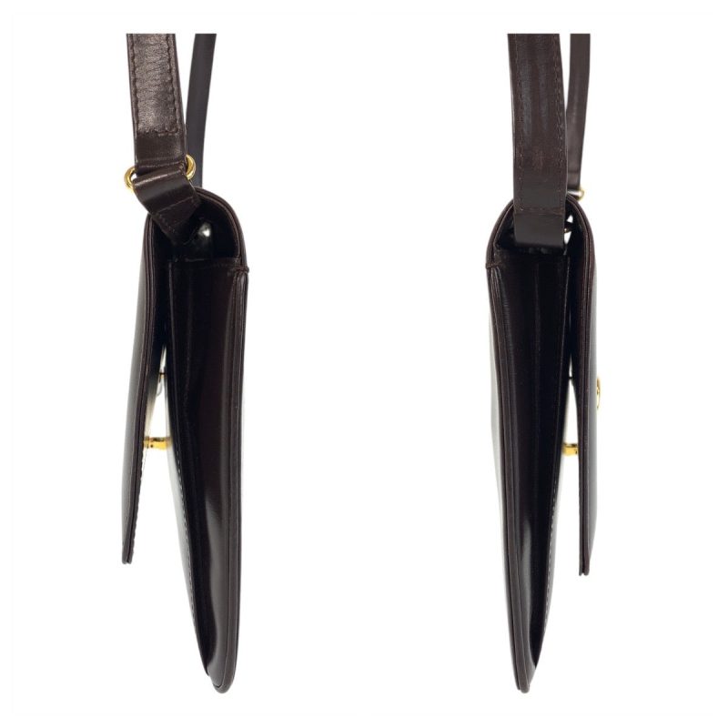 Gucci Vintage Leather Shoulder Messenger Bag - Barde - Image 5
