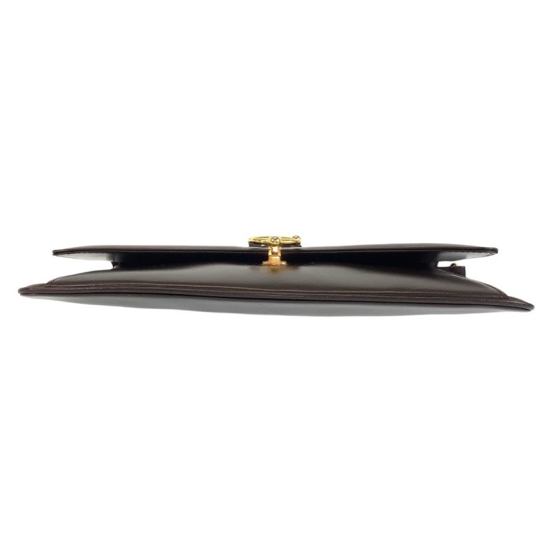 Gucci Vintage Leather Shoulder Messenger Bag - Barde - Image 6