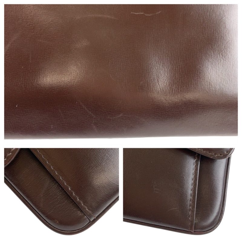 Gucci Vintage Leather Shoulder Messenger Bag - Barde - Image 7