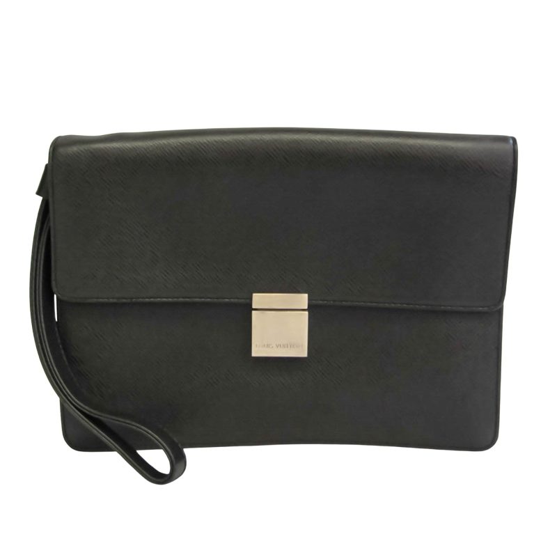 Louis Vuitton Selenga Leather Clutch Bag - Barde