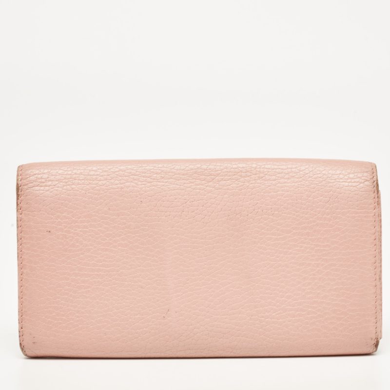 Gucci  Old Rose Leather Swing Continental Wallet - Barde - Image 4