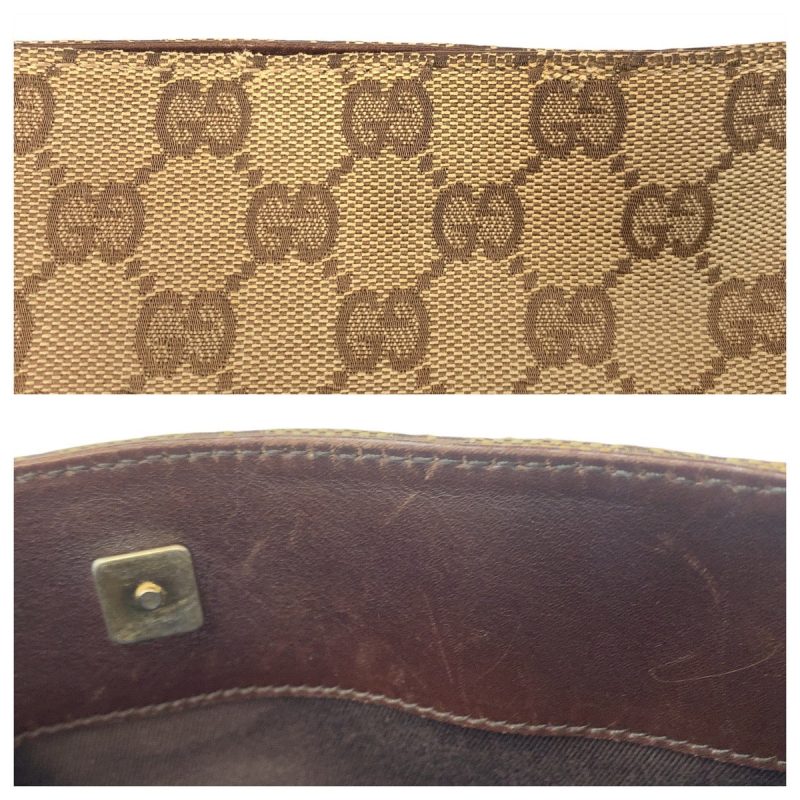 Gucci GG Canvas Leather Messenger Bag - Barde - Image 7