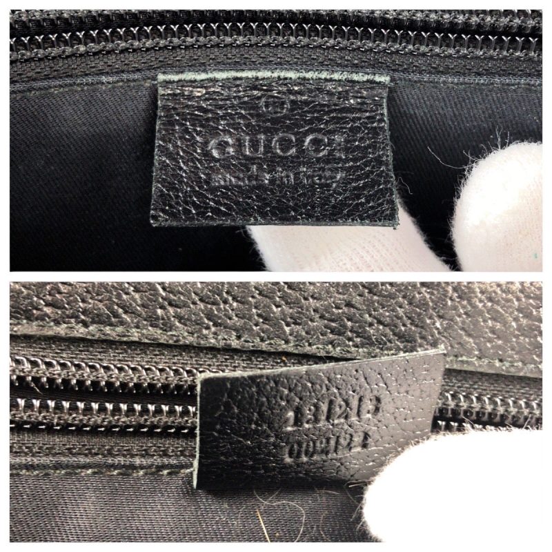 Gucci Leather Clutch Bag Black - Barde - Image 7