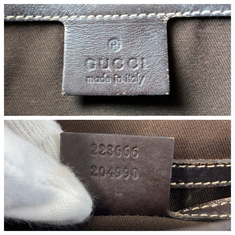 Gucci Brown GG Supreme Canvas Shoulder Bag - Barde - Image 10